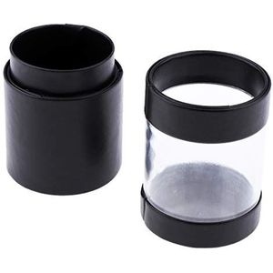 Lege Opslag Container Lippenstift Pincet Make-up Borstel Houder Case Box Zwart, Zwart, 15.1 x 6.7cm, als beschrijving