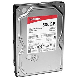 Toshiba P300 500 GB interne harde schijf (8,9 cm (3,5 inch), SATA) zwart
