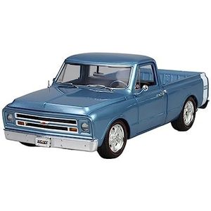 auto model 1:18 for Chevrolet 1967 C10 Pickup Truck Diecast Voertuig Collector Auto Speelgoed Vrachtwagen Schaal Model Auto Blauw