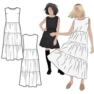 Style Arc naaipatroon - Nova Midi jurk (maten 04-16) - Klik voor andere maten beschikbaar