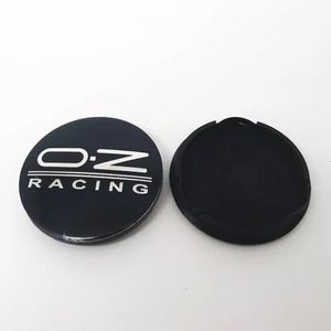 Auto Hub Center Cap Wieldoppen voor OZ Racing M595 O.Z 62MM Wielnaafafdekkingen Banden Velgen Emblem Protector Vervanging Accessoires,BlackWhite