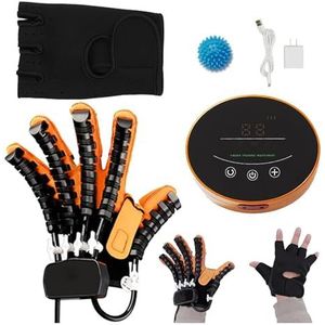 Slimme robothandschoenen voor handrevalidatie voor herstel na beroerte en artritis | Intensiteitsregeling met 5 niveaus | Spiegeltherapiemodus en geïsoleerde vingertraining