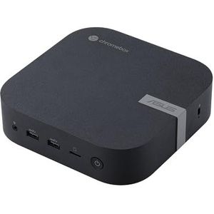 ASUS Chromebox 5 G3103UN - Mini PC - 1 x Core i3 1220P / 1.5 GHz - RAM 8 GB - SSD 128 GB - Iris Xe Graphics - GigE, 2.5 GigE, Bluetooth 5.2, 802.11ax (Wi-Fi 6E) - WLAN: Bluetooth 5.2,
