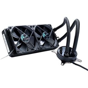 Fractal Design Celsius S24 Blackout - Water Cooling Unit waterkoeling, ventilator voor (high-end) gaming pc-behuizing, zwart, FD-WCU-CELSIUS-S24-BKO