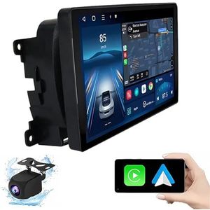 Android 14.0 2 Din Autoradio 9"" Touchscreen Auto Stereo voor Fiat 500 2016-2023 met Draadloze Carplay Android Auto GPS navigatie AHD Omgekeerd beeld Stuurwielbediening(P5(6G+128G))