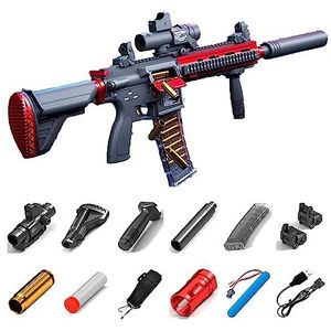 Foam Blaster Soft Bullet Toy Gun, Foam Dart Toy Pistool, met Shell Exjecting Air Soft Bullet, M416 Sniper Schuttersgeweer, voor schietspellen, cadeaus voor kinderen, rood