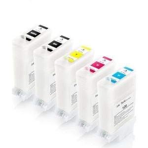 PFI-120 PFI120 Navulbare inktpatronen for C-on TM200 TM205 TM300 TM305 TM-200 205 300 305 met permanente chip