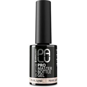 PALU - 2in1 opbouwgel voor gelnagels - Kleurengel - UV LED, in flesje met kwastje - Gemiddelde viscositeit, Zelfnivellerend, Eénfasige formule - PRO MASTER BOTTLE GEL 11g Pearl Sand