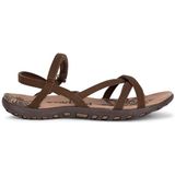 Trespass - Kimbra - Sandalen - Zwart - Nubuck Leer/Textiel - Dempende Bandjes