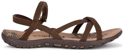 Trespass - Kimbra - Sandalen - Zwart - Nubuck Leer/Textiel - Dempende Bandjes