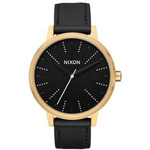 Nixon Unisex volwassenen analoog kwarts horloge met lederen armband A108-2879-00