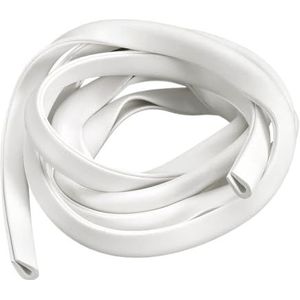 Rubberen glasafdichtingsstrip, witte rubberen U-profielrandafwerking, afdichtstriprandbeschermer, geschikt for 1,5-2,5 mm 1 2 meter lengte 1 stuk (2 meter)(2meters)