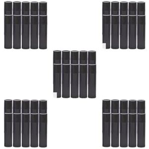 5 Set van 10x 5G Lege Lippenstift Tubes Hervulbare Lip Gloss Balsem Flessen Flesjes Zwart