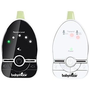 Babymoov Babyphone Easy Care Digitale Green technologie, stralingsarm, 500 m bereik, nachtlampje, VOX-functie, wit