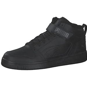 PUMA Unisex Rebound Mid Strap WTR Sneaker, Zwart, 42.5 EU