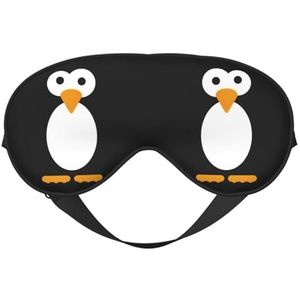 Leuke Pinguïn Slaap Eye Mas Bijgewerkt Ontwerp Licht Blokkerende Night Eye Blinder Mannen Vrouwen Shift Werk Reizen
