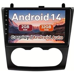 Android 15 Autoradio 9 inch touchscreen voor Nissan Altima 2008 2009 2010 2011 2012 Autoradio Navigatie met Carplay met GPS navigatie Bluetooth FM USB Steering Wheel Control(X9 8G+256G)