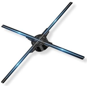 Z3H 65cm 3D Hologram Fan Roterende HD LED Holografische Reclame Display for Bar, Winkel, Halloween, Kerstmis Levendige beelden