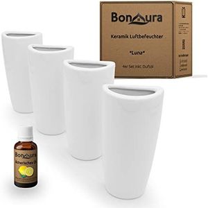 BonAura® luchtbevochtiger verwarmingsset van keramiek – verwarmingsluchtbevochtiger met haak – radiator luchtbevochtiger om op te hangen – inclusief citrus geurolie (4)