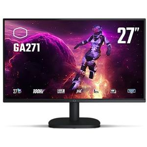 Cooler Master GA271 - 27 Inch VA Gaming Monitor - 100Hz - 1ms MPRT - WQHD (2560x1440) - AMD FreeSync