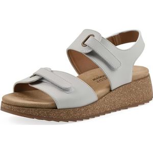 WHITE MOUNTAIN Dames Gelato Wedge Sandaal, Wit/Leer, 7 UK, Wit leder, 40 EU