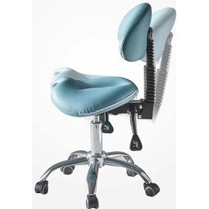 JAVPTAV Zadelkruk met Rugsteun Eco-vriendelijke Swivel Salon Stoel voor Comfortabele Zitervaring