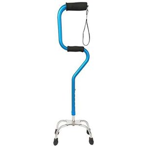 Ouderen krukken viervoetige wandelaar anti-val stokken met verlichting antislip wandelstok met ziekenhuis interessant welvarend