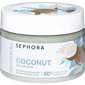 SEPHORA Exfoliating Body Granita COCONUT 250 ML 90% INREDIETEN VAN NATURAL ORIJN