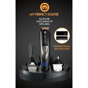 My Perfect Goatee Baardtrimmer LED Batterij Laadindicator 10 in 1 Mannen Grooming Kit Plus Reistas MPG 800W