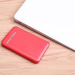 HDD externe harde schijf 1 tb/500 gb/120 gb, USB 3.0 draagbare mobiele back-upopslag, geschikt voor pc, laptop, desktop, Macbook, Xbox One, Ps4, Smart Tv (320 GB, rood)