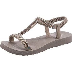 Skechers Meditatie sandaal voor dames, Taupe, 38 EU