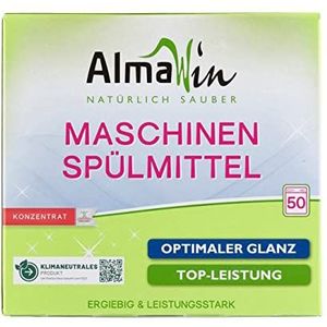 AlmaWin Machineafwasmiddel, concentraat voor 50 afwasbeurten 1250 g veganistisch, Ecocert, per stuk verpakt (1 x 1,25 l)