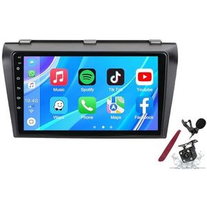 Android 14 Autoradio Stereo voor M-azda 3(2004-2009) 9 ""Touchscreen Multimedia Speler met Draadloze Carplay GPS Navigatie FM RDS Bluetooth 5G-WiFi SWC DSP,M120s