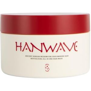 Hanwave Revitalising All-in-One haarmasker, haarmasker met 14+ plantenextracten, dieptereparatie tegen haarbreuk/gespleten haarpunten, intensieve verzorging voor gezond, glanzend, sneller groeiend