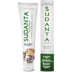 Vegan tandpasta met ayurvedische kruiden, fluoride-vrij