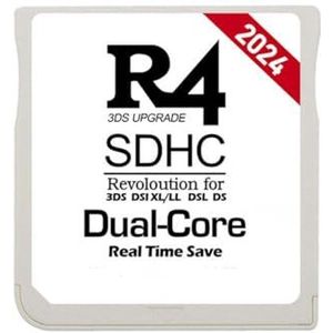 SDHC-adapter brandkaart voor 3DS DSL XL/LL 2024 gamekaart, digitale geheugenkaart, flashkaart, gamingaccessoires (wit)