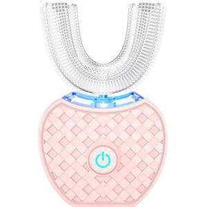 Elektrische Whitening-tandenborstel, 36 DB Draadloze Ultrasone U-vormige Tandenborstels met Laag Geluidsniveau Voor Dagelijks Gebruik,A