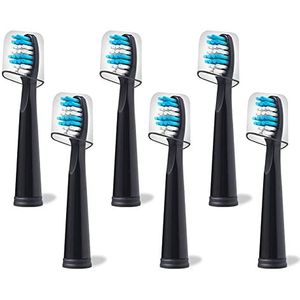 Compatibel met TEETHEORY elektrische tandenborstel vervangende hoofden, voor TEETHEORY elektrische tandenborstel, zwart
