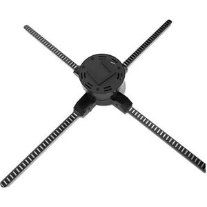 100cm 3D Hologram Fan Blade Afstandsbediening Wifi Bediening Reclame Verlichting Projector Vervang Onderdelen Festivalreclamedisplay