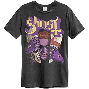 Amplified Ghost 'Alter Egos' (Charcoal) T-Shirt Kleding, houtskool, XXL