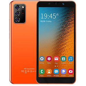 Archuu Smartphone 5,72 inch, Note30 Plus Dual Kaart Smartphone Dual Standby 512 MB + 4 GB Grote Opslag Mobiele Telefoon Android voor Android 4.2 (Oranje)