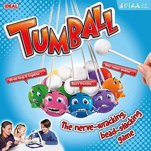 IDEAL, Tumball: The nerve-wracking, bead-stacking game!, Family Games, For 2-4 Players, Ages 5+