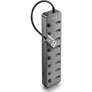 NGS - IHUB 8 - Hub - Zwart - USB 3.0 - 8 Poorten