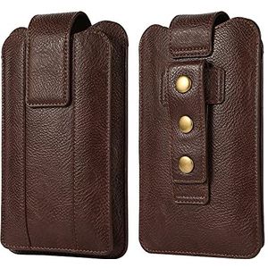 Grappig pakket Dual Layer mobiele telefoon holster Compatible with iphone 12 pro max, xs max, 6s plus, verstelbare riem lus pouch holster Compatible with Galaxy S20 Fe, S20 5G, Note10, A51, A31 Telefo