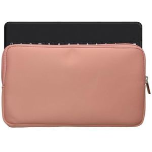 kwmobile toetsenbord hoes compatibel met Logitech KEYS-TO-GO hoesje - Nylon keyboard beschermhoes - Keyboards cover in pastelkleurige perzik