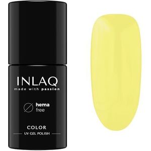 INLAQ® Gel Nagellak UV LED - Verschillende Kleuren - Gellak in Pasteltinten - Gel Nail Polish - Collectie Crazy Rainbow - Kleur Sunny Breeze 6 ml
