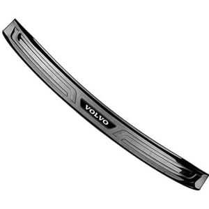 1 Stuk Auto Achterbumper Bumperbeschermer Voor Volvo XC60 2018 2019 2020 2021 2022 2023 2024 Roestvrijstalen Achterbumperbeschermer Krasbestendige Accessoires,Black