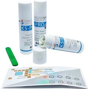 K5 PRO 3X10g 30g viskeuze thermische pasta voor vervanging van thermische pads Vloeibare plamuur compatibel met Apple iMac, Asus ROG, Acer Nitro MSI laptops RTX 3080 3090, PS4, Nintendo Switch, XBOX