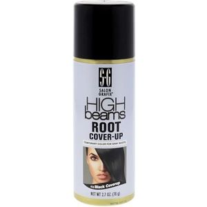 High Beams Root Cover-Up Tijdelijke Spray - Salonkwaliteit Spray Haarverf - Wasbare Zwarte Haarverf - Tijdelijke Haarkleur - Zwart - 76 g