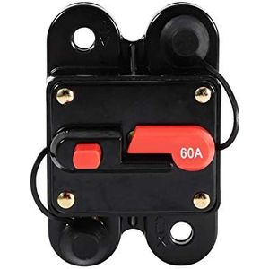 Ej.Life 12V-24V Leistungsschalter 80-300A Automatische Sicherung Schalter Manuelle Reset,für Car Auto und Amp-Schutz Marine Boot Fahrrad Stereo Audio Reset Sicherung (80A